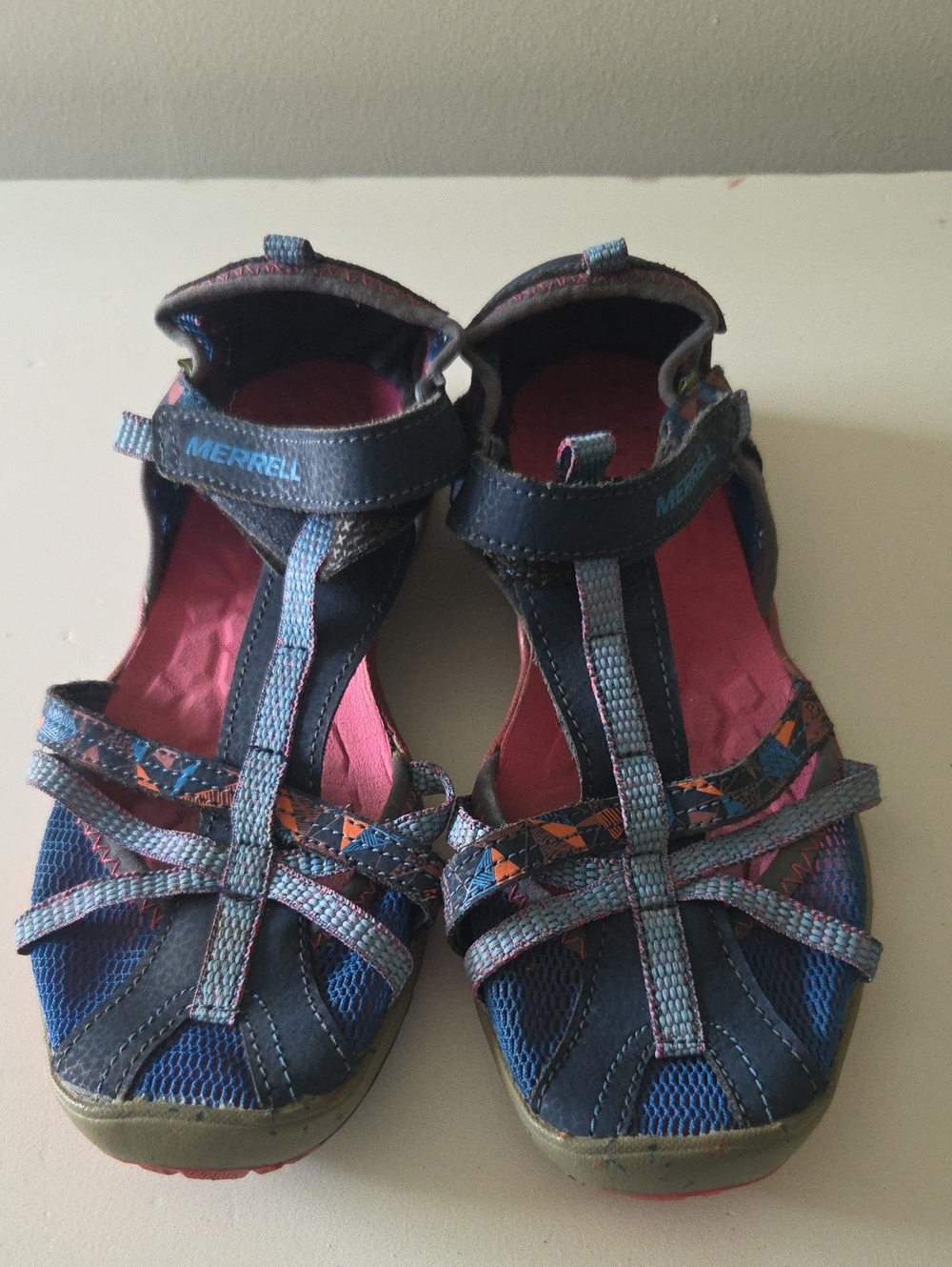 Merrell Women's Blue and Pink Outdoor Sport Sandals